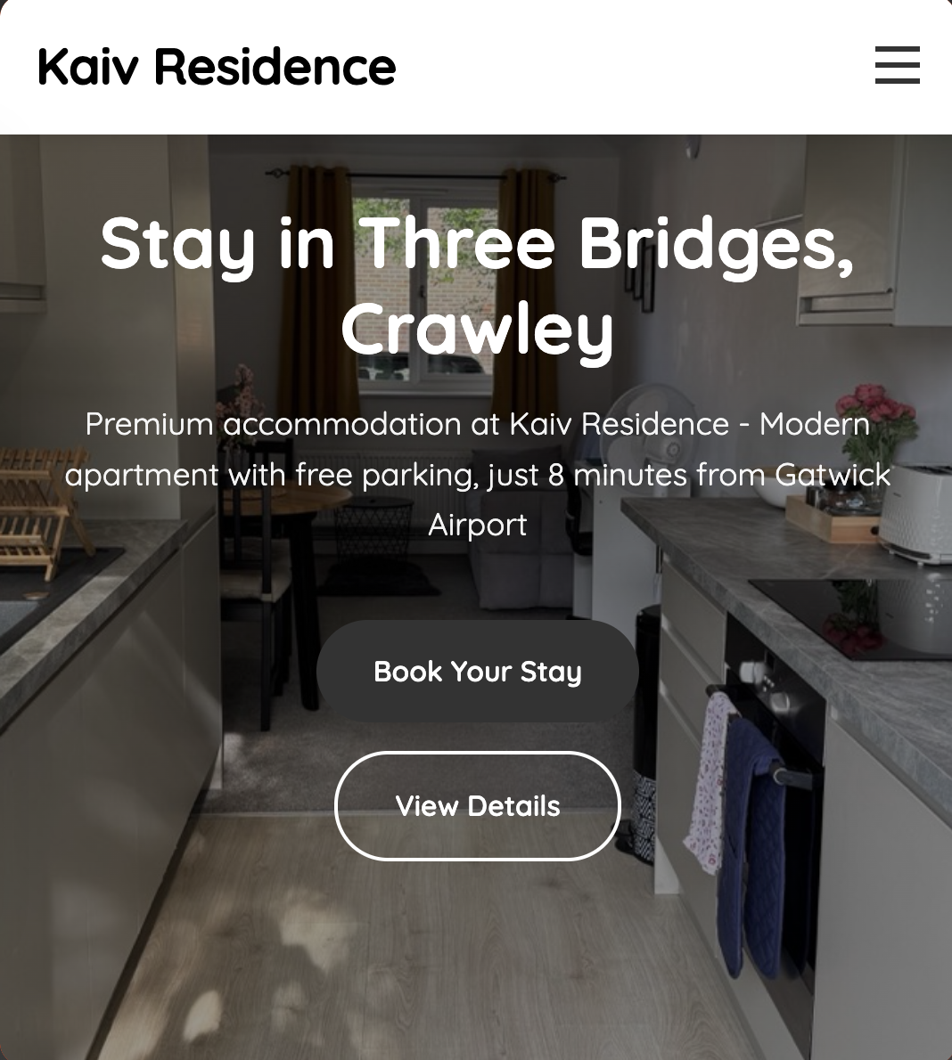 Kaiv Residence Property Business Website