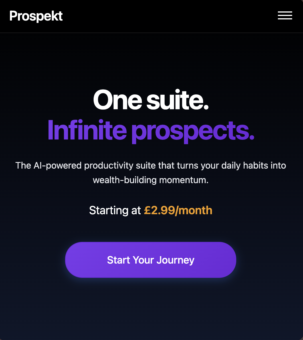 OneProspekt AI-Powered Productivity Suite